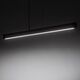 Φωτιστικό κρεμαστό Teo 1449 της TKKRYWULT 1x36W LED 3000K καρυδιά/μαύρο