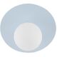 TK Lighting Pixi 10230 απλίκα φωτιστικό τοίχου 1x8W G9 μπλε/λευκό