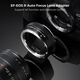 Προσαρμογέας βάσης K&F Concept - Canon EF / Canon RF