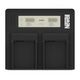Διπλός φορτιστής Newell DC-LCD για μπαταρίες BP-A30/A60/A90 για Canon