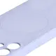 Etui Bizon Case Silicone MagSafe Sq do Apple iPhone 12 Mini jasnofioletowe
