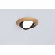 Σετ ενσωματωμένων φωτιστικών LANATI COIN LED 3X 6W 470lm 84mm 2700K IP20 230V ξύλο / μαύρο / αλουμίνιο