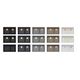 QUADRON | LOGAN 120 | γρανιτένιος νεροχύτης κουζίνας BLACK DIAMOND + MIEDŹ PVD | διάσταση: 76 x 45 x 23,5 cm | 2-θέσιος εντοιχισμένος | ελάχιστο πλάτος ντουλαπιού: 80 cm