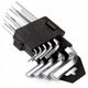 Zestaw kluczy IMBUS typ L 9el., (1,5, 2, 2,5, 3, 4, 5, 6, 8, 10mm)