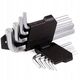 Zestaw kluczy IMBUS typ L 9el., (1,5, 2, 2,5, 3, 4, 5, 6, 8, 10mm)