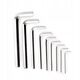 Zestaw kluczy IMBUS typ L 9el., (1,5, 2, 2,5, 3, 4, 5, 6, 8, 10mm)
