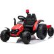 Lean Cars Traktor na akumulator z Przyczepą HZB-200 Czerwony