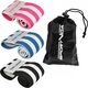 SportVida Hip Band SV-HK0364 różne poziomy oporu w zestawie wielokolorowy 3 szt.