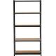 4IQ Ράφι αποθήκευσης - ράφι, 180x90x40 cm, 175kg, μαύρο