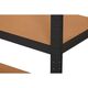 4IQ Ράφι αποθήκευσης - ράφι, 180x90x40 cm, 175kg, μαύρο