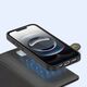 Etui skórzane do iPhone 16e Dux Ducis Lawa Black z portfelem MagSafe czarne