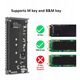 0 TB DataFlash USB4 SSD, περίβλημα για NVMe PCIe SSD USB4 (40 Gbit/s), συμβατό με Thunderbolt 3&4 και USB4 & USB-C θύρες, USB4 (USB-C) ομοαξονικό καλώδιο, 2'800 MB/s, USB-C