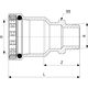 VIEGA Megapress overgang med SC-Contur 1½x1½