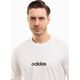 Koszulka męska adidas Essentials Linear Single biała JE9000 2XL