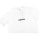 Koszulka męska adidas Essentials Linear Single biała JE9000 2XL