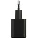 Φορτιστής τοίχου Bazic Goport Velox Kit 1xUSB-C 1xUSB-A GaN 35W με πλεκτό καλώδιο μαύρο