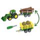 Τρακτέρ John Deere για συναρμολόγηση με 2 ρυμουλκούμενα