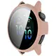 Etui ze szkłem do zegarka Bizon Case+Glass Watch do Garmin Vivoactive 6 różowe