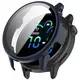Etui ze szkłem do zegarka Bizon Case+Glass Watch do Garmin Vivoactive 6 niebieskie
