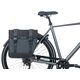 Διπλή αστική σακούλα BASIL TOUR XL WATERPROOF DOUBLE PANNIER BAG 35L, Universal Bridge System, αδιάβροχη μαύρη (NEW)