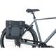 Διπλή αστική τσάντα BASIL TOUR WATERPROOF DOUBLE PANNIER BAG 28L, Universal Bridge System, αδιάβροχη μαύρη (NEW)