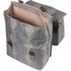 Διπλή τσάντα για σχάρα BASIL ELEGANCE DOUBLE PANNIER BAG 40-49 Universal Bridge System, αδιάβροχη chateau taupe (NEW)