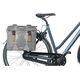 Διπλή τσάντα για σχάρα BASIL ELEGANCE DOUBLE PANNIER BAG 40-49 Universal Bridge System, αδιάβροχη chateau taupe (NEW)