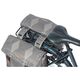 Διπλή τσάντα για σχάρα BASIL ELEGANCE DOUBLE PANNIER BAG 40-49 Universal Bridge System, αδιάβροχη chateau taupe (NEW)