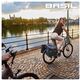 Διπλή τσάντα για σχάρα BASIL ELEGANCE DOUBLE PANNIER BAG 40-49 Universal Bridge System, αδιάβροχη chateau taupe (NEW)