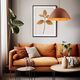 Φωτιστικό κρεμαστό TK Lighting Faro 10260 1x15W E27 τούβλο