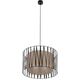 Φωτιστικό κρεμαστό TK Lighting Harmony 4557 3x15W E27 μαύρο/γιούτα