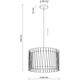 Φωτιστικό κρεμαστό TK Lighting Harmony 4557 3x15W E27 μαύρο/γιούτα