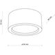 Φωτιστικό οροφής TK Lighting Eve 10123 spot 1x11W GX53 ξύλινο