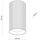 TK Lighting Tune 10022 πλαφονιέρα λάμπα οροφής σποτ 1x10W GU10 μαύρο