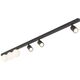 TK Lighting Vox 10003 πλαφονιέρα λάμπα οροφής 3x10W GU10 3x6W G9 μαύρο/λευκό