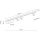 TK Lighting Vox 10003 πλαφονιέρα λάμπα οροφής 3x10W GU10 3x6W G9 μαύρο/λευκό