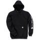 Φούτερ Carhartt Mid Signature Sleeve Logo Μαύρο