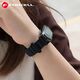Λουράκι για Mi Band 8 Xiaomi Forcell F-Design FX8 αγκράφα σιλικόνη μαύρο