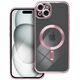 Θήκη ELECTRO MAG COVER συμβατή με MagSafe για IPHONE 15 Plus ροζ χρυσό