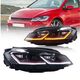 Lampy Volkswagen Golf 7 Przód Red