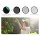 Filtr Hybrydowy 3w1 K&f 67 Mm 67mm Fader Nd2-32 + Cpl + Black Diffusion 1/4 / Kf01.2067