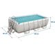 Bestway Basen stelażowy Power Steel 404x201cm 10w1 (56442)