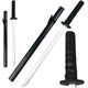 Drewniana Katana Miecz Do Zabawy Treningu Rekwizyt Czarny 70cm