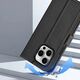 Etui do iPhone 15 Pro Dux Ducis Lawa Wallet Skórzane Mag Czarny
