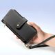 Etui do iPhone 15 Pro Max Dux Ducis Lawa Wallet Mag Skórzane Czarny