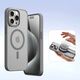 Etui do iPhone 15 Pro Dux Ducis Lawa Wallet Mag Skórzane Szare
