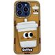 ETUI CASE 3D COFFEE Z PODSTAWKĄ IPHONE 13 standard
