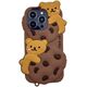 ETUI CASE 3D CIASTECZKOWY MIŚ IPHONE 13 standard