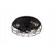 Trio Trondheim fan lamp 48 cm, 4 x E27, matte black