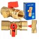 ΒΑΛΒΙΔΑ ΜΑΝΟΜ AMC2 2X1/2 GWnakrętka/GZ PN16
